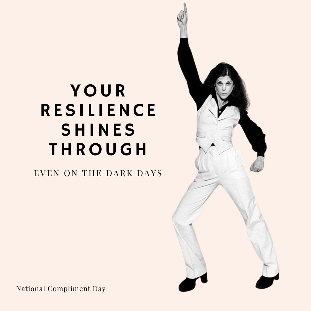 GildasClubMidTN's tweet image. Today is #NationalComplimentDay and we have a few to share with you!  We know that you may not always feel brave, shimmery, or even strong and that is okay and valid. 

So, here are a few sentiments to remind you to give yourself grace even when you are feeling less than sparkly.
