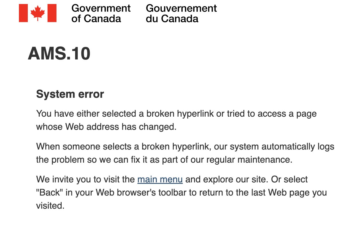 HannahStegen's tweet photo. @CanRevAgency @CanRevAgency That allowed me to get to the next step, the security question and now this is the error I keep getting: https://t.co/Wp4m95UIiD