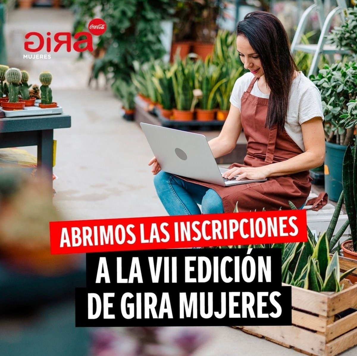 Nueva Convocatoria de  #𝐆𝐈𝐑𝐀𝐌ujeres de #CocaCola

¿Si eres emprendedora y tienes una idea de Negocio? ¡Esta es tu formación!

INSCRÍBETE y te daremos los detalles del programa para que puedas optar a uno de los 4 premios de 8.500€.

donaactiva.org/gira-mujeres-c…

#DonaActiva