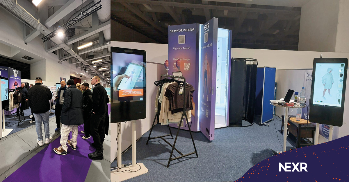 Nexrtech's tweet photo. Premium Fashion #Berlin was outstanding💃We created more than 50 scans with our #bodyscanner and people loved it 🥳 We illustrated how #tech like #AR and #VR is going to change #fashion 🦾👏 Explore how #avatar creation skyrockets business performance here https://t.co/BZZYM5dEbY https://t.co/jJyogH6HwE