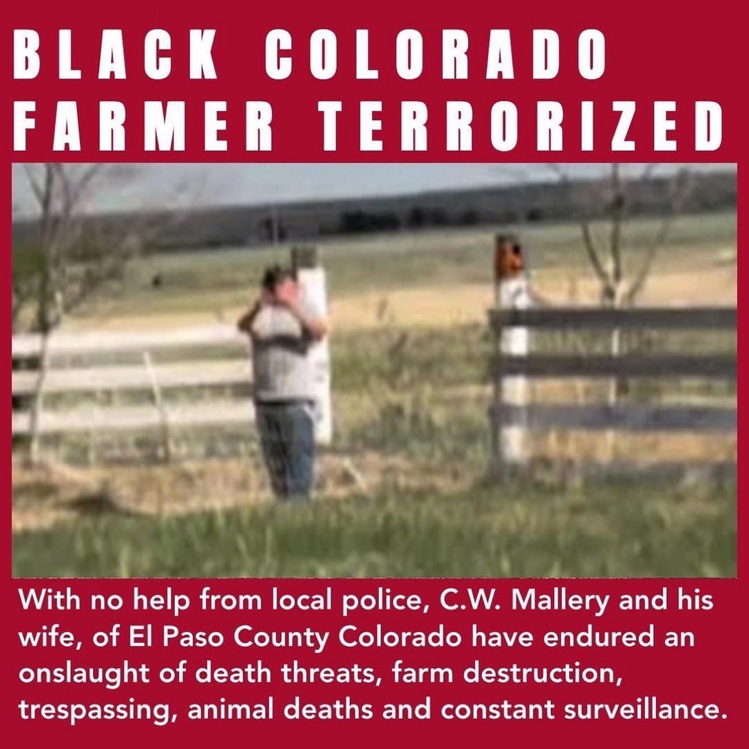 We have a Black American family who’s lives are in extreme immediate danger! We NEED ALL HANDS on deck NOW! How are you helping? 
@KKTV11News
 
@AfrDiasporaNews
 #Reparations #coloradoracism 

#savefreedomacresranch