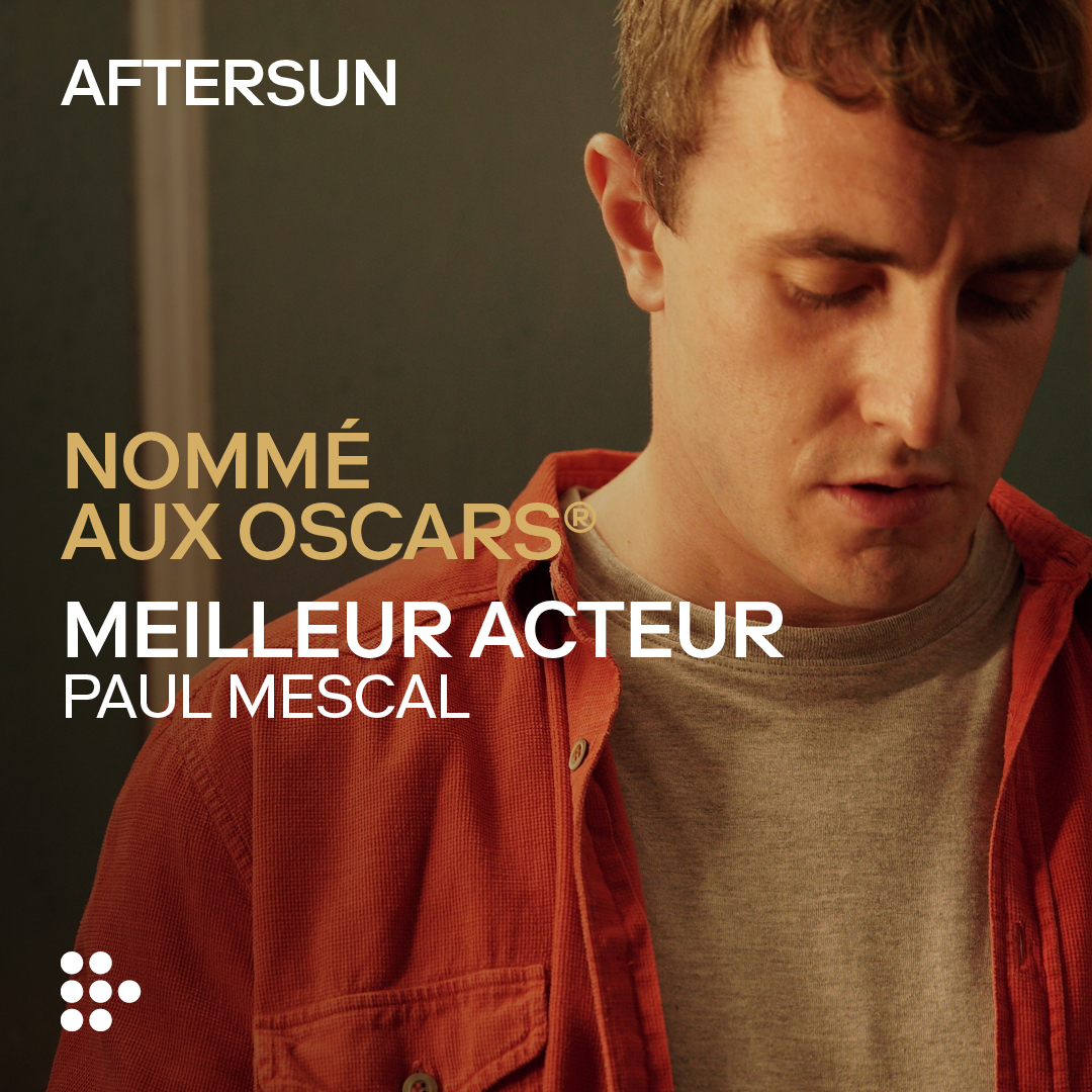 mubifrance's tweet photo. Félicitations à Paul Mescal, nommé à l'Oscar du Meilleur Acteur.
AFTERSUN, à découvrir en salles le 1er février, avec @CondorFilm. #Oscars2023 https://t.co/zokzxthS9Q