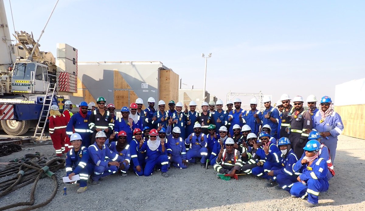 EnerflexLtd's tweet photo. #Enerflex is proud to report the successful completion of a gas storage surface facility in the UAE. This is the first-ever project using the #Ariel SMART system outside of North America and was completed with zero lost time incidents! #Safety #LocalPartner #GasProcessing https://t.co/uPNE3wsFWK