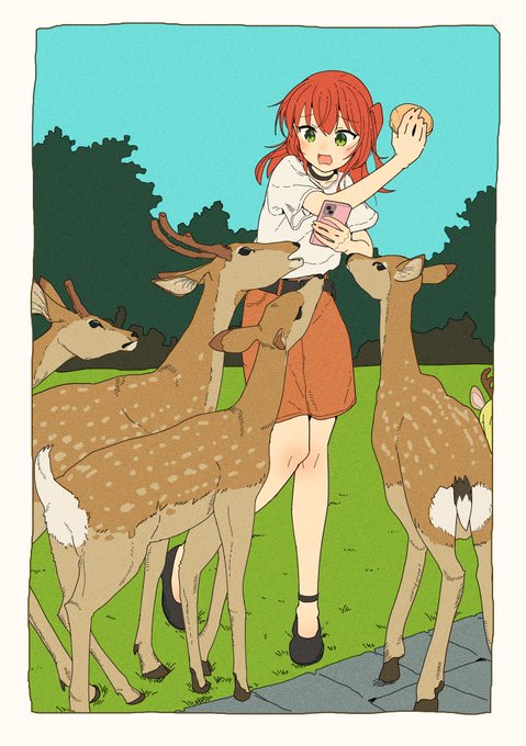 「1girl deer」 illustration images(Latest)