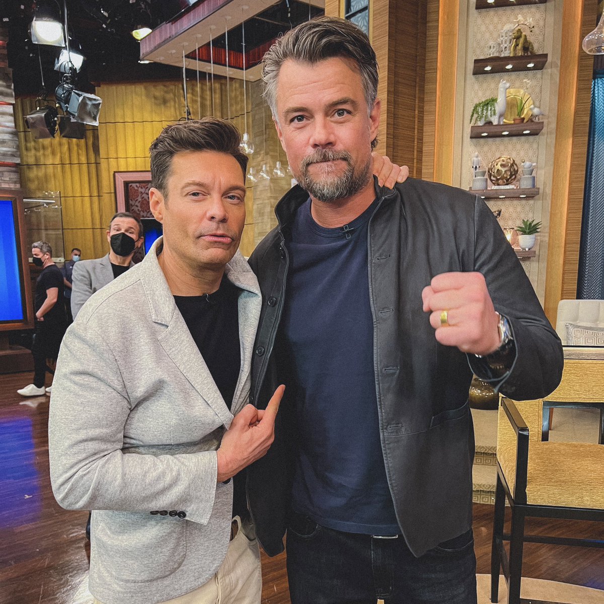 Ty @joshduhamel for dropping by and ty @GELMANLIVE for photobombing