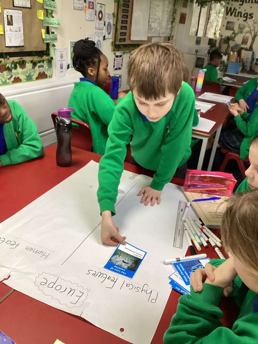 MissIannaccone's tweet photo. In our Geography lesson today we learned all about physical and human features in Europe - ask us what we learned 👌@stpatsrochdale @STOC_CAT https://t.co/JgOI6HZgGK