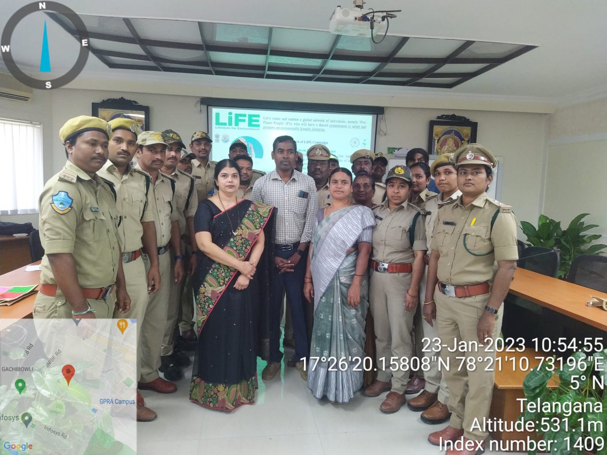 Twenty Forests Beat Officers of #Telangana State Forest Department participated in #MissionLiFE awareness program on 23rd January 2023 at EPTRI, Hyderabad organized by BSI #Deccan regional Centre. #ChooseLiFE