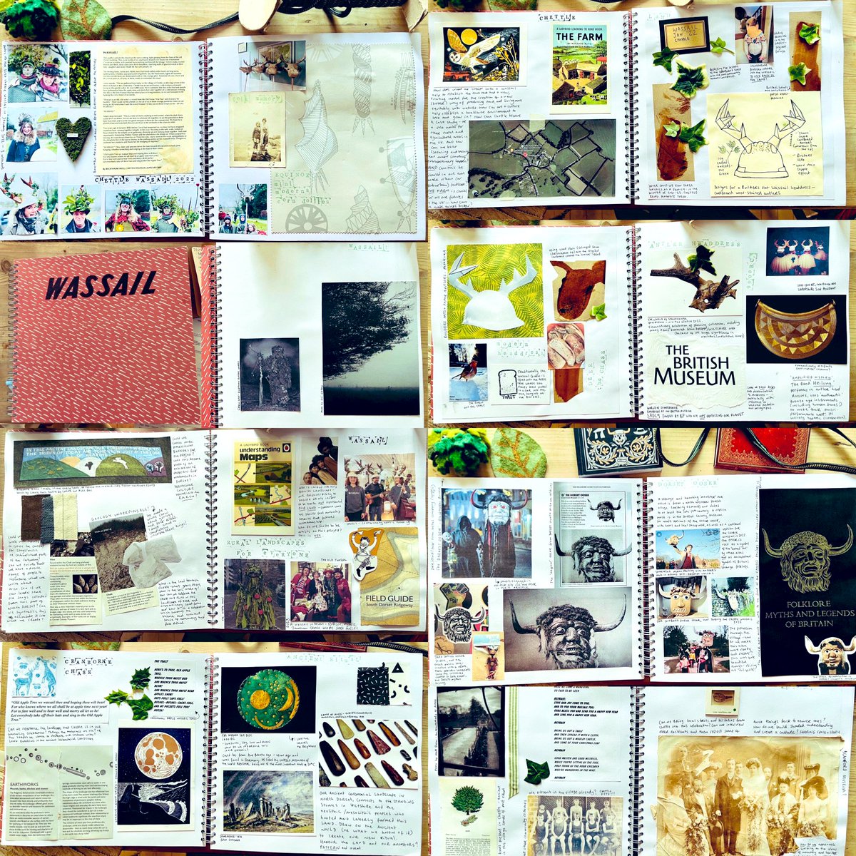 thegobbledegook's tweet photo. The pages of my #wassail planning workbook condensed into 3 images
An absolute honour to co-establish a new annual ritual with this village
Project lead: @BeckyBurchell
@samleesong @zoelpalmer @funkychoir #simmysingh
#chettle #dorset #folklore #folk funded by: @DorsetComFnd https://t.co/oT9xYo1hPa