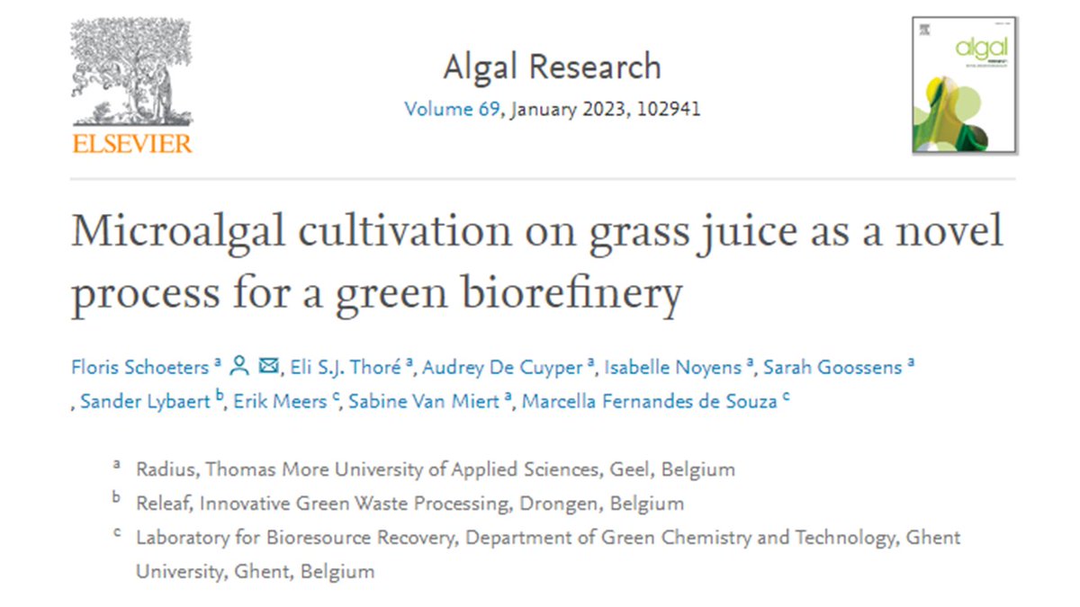 Marcella Souza (@cellafsouza) on Twitter photo A little reminder of my paper published last December, in case someone missed it during the holidays 😅 First one with yours truly as last author 😎 Collaboration with <a href="/MoreRadius/">Sustainable Biomass and Chemistry</a>
doi.org/10.1016/j.alga…
<a href="/Bioref_Cluster/">Biorefine Cluster</a> <a href="/Algae_Chat/">Algae Chat 🌿🧫 🦠</a> <a href="/ResearchUGent/">Ghent University Research</a> <a href="/Erik_Meers/">Erik Meers</a> #algaeresearch A little reminder of my paper published last December, in case someone missed it during the holidays 😅 First one with yours truly as last author 😎 Collaboration with <a href="/MoreRadius/">Sustainable Biomass and Chemistry</a>
doi.org/10.1016/j.alga…
<a href="/Bioref_Cluster/">Biorefine Cluster</a> <a href="/Algae_Chat/">Algae Chat 🌿🧫 🦠</a> <a href="/ResearchUGent/">Ghent University Research</a> <a href="/Erik_Meers/">Erik Meers</a> #algaeresearch
