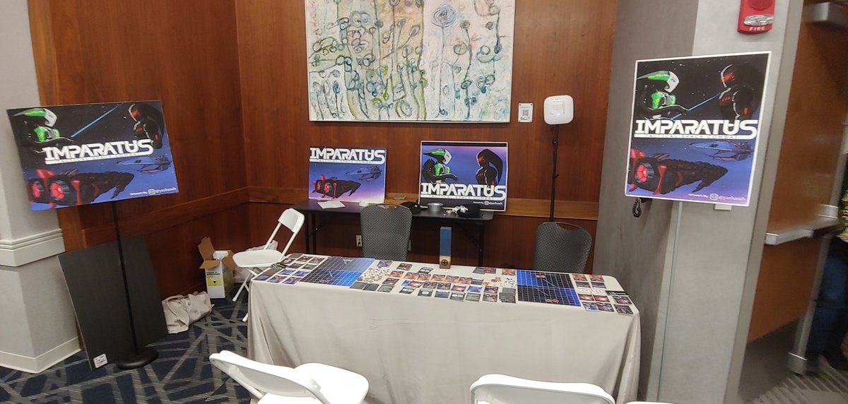 ImparatusGame's tweet photo. Greetings Admirals!
I wanted to thank everyone for checking out the game at Ohayocon this year and welcome our new followers. We are working on an update to the website to completed by next Friday. We are also going to host some open playtests on tabletop sim as well. Stay tuned! https://t.co/EbUzNkxfWx