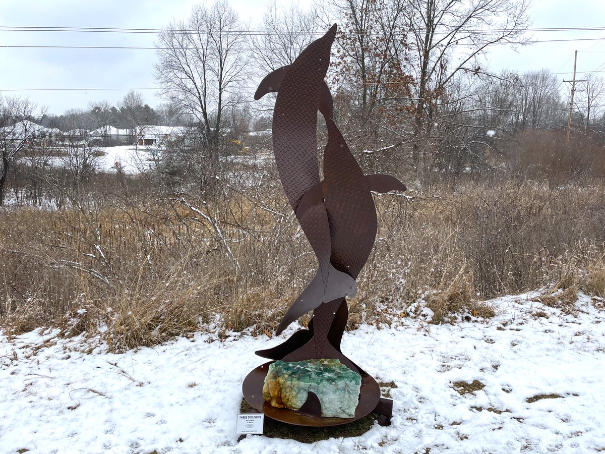 people4parksjax's tweet photo. New sculptures are installed on the MLK and Falling Waters trails! All the sculptures are loaned from the Midwest Sculpture Initiative and sponsored through the Lavery Family Foundation. Checking out the sculptures is a great way to get exercise and enjoy art at the same time! https://t.co/K1xAJv0M6r
