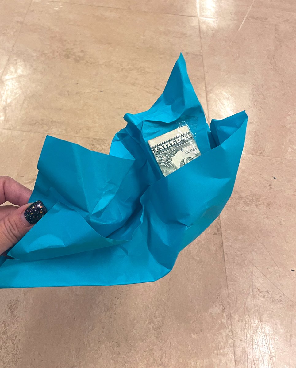 Kindness Challenge Month and I’m running a social experiment. The kids know I’d never leave trash on my floor and I’ve been telling them all week that kindness can be small, like picking up trash. Let’s see who the lucky winner is… #apsproud #KindnessMatters