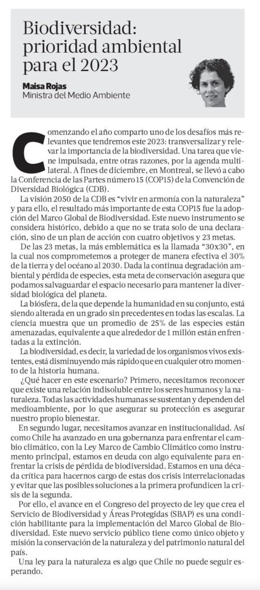 Ministerio del Medio Ambiente tweet media