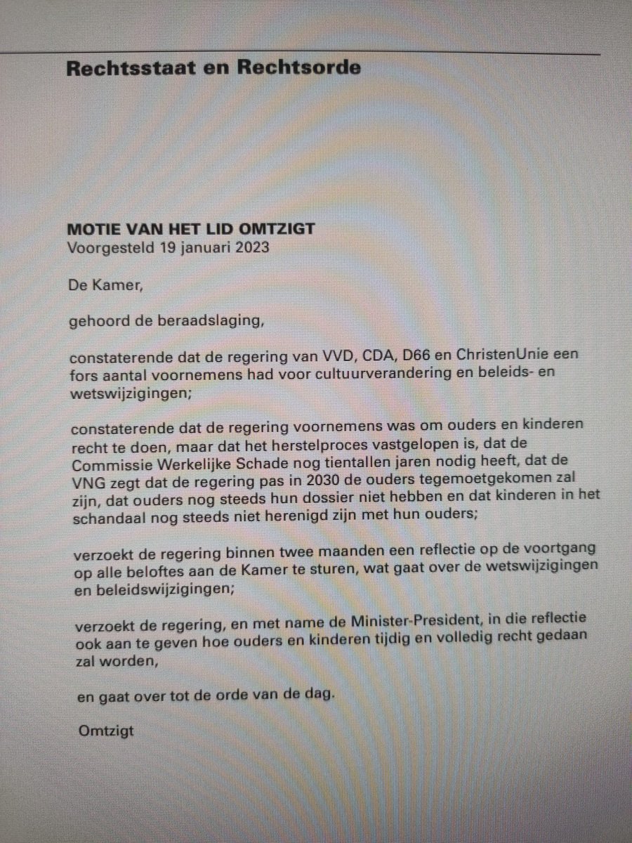 Pieter Omtzigt tweet media