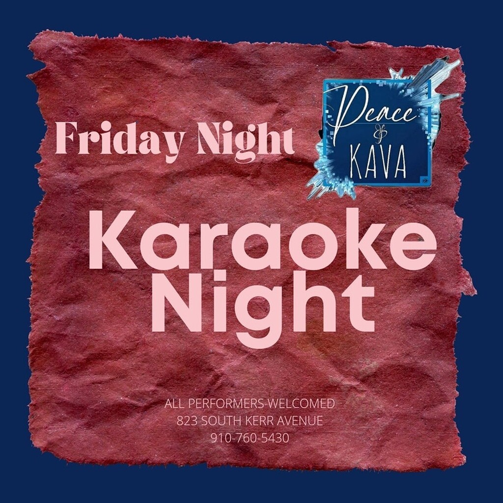 Every Friday at Peace and Kava!