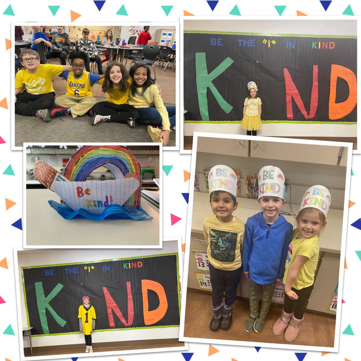 ForestElem's tweet photo. Forest kicked off The Great Kindness challenge wearing yellow, because “Kindness Shines Bright!”#GrowKindness #GreatKindnessChallenge #ForestRocks https://t.co/qfAy3EtFfU