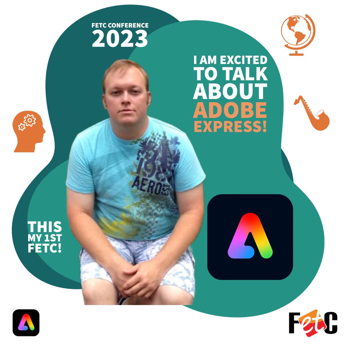 yankeefan2002's tweet photo. I am so excited to be at FETC 2023!

#FETC
#AdobeEduCreative https://t.co/qxKSeqhs3Q