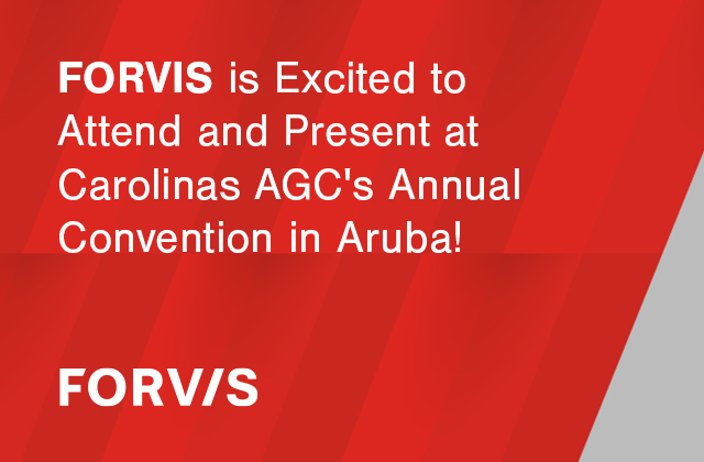 Our team at <a href="/FORVIS/">FORVIS</a> is excited to support and attend Carolina AGC’s Annual Convention in Aruba with countless leaders from around the country. See the convention agenda here: bit.ly/3wsrFPW