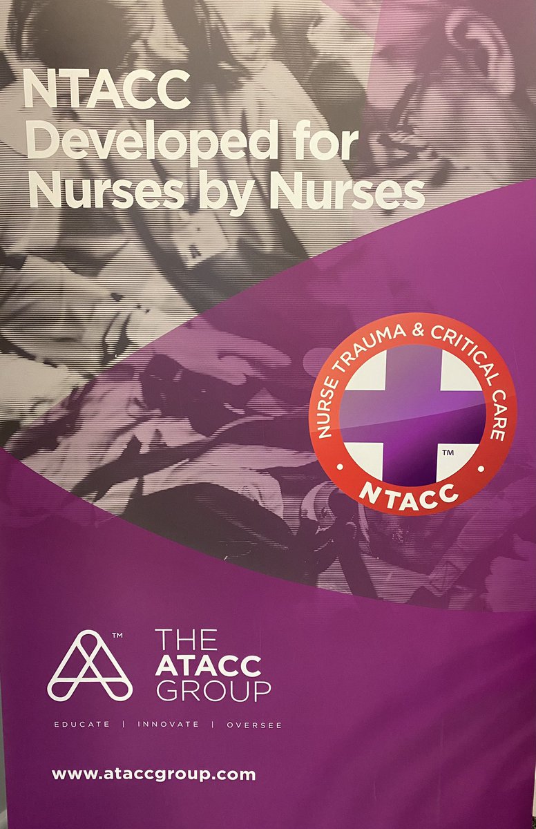 Our #NTACC course is currently the only #nursetrauma course educationally accredited by the Royal College of Surgeons, London #RCS #MTC #traumanursing