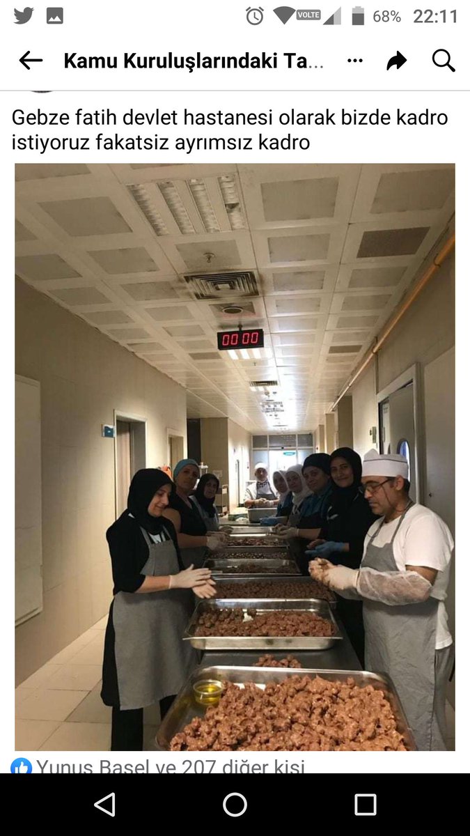 Devlet Hastanesi yemekhane çalışanları olarak kadro istiyoruz <a href="/vedatbilgn/">Vedat Bilgin</a> <a href="/dbdevletbahceli/">Devlet Bahçeli</a> <a href="/BY/">Binali Yıldırım</a> <a href="/hakiskonf/">HAKİŞ KONFEDERASYONU</a> <a href="/turkiskonf/">TÜRK-İŞ</a> <a href="/drfahrettinkoca/">Dr. Fahrettin Koca</a> <a href="/TarkanZengin/">Tarkan Zengin</a> <a href="/cevahirogluco/">CengizhanCEVAHİROĞLU</a> @Av_Burcu03 <a href="/rekar68/">Remzi Karataş 🇹🇷</a> <a href="/veliagbaba/">Veli Ağbaba</a> <a href="/avukatayhanerel/">Ayhan EREL</a>