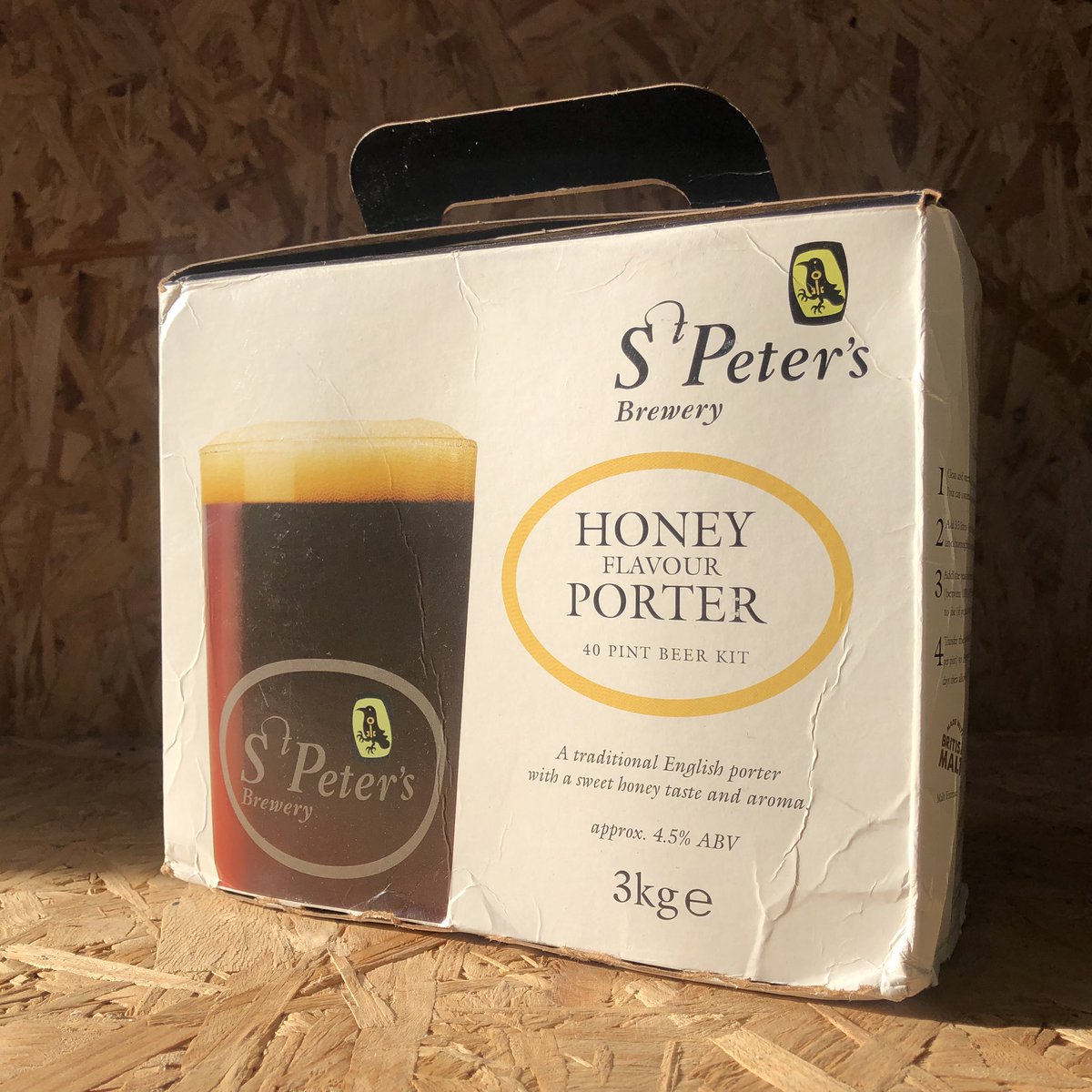BrewbitzUK's tweet photo. Love St Peters Honey Porter? Grab a bargain as this kit has taken a few knocks so doesn’t look its best. https://t.co/TM8X3ywAbv
#homebrew #stpeters #beerkit #bargain https://t.co/usCS3v7B0K