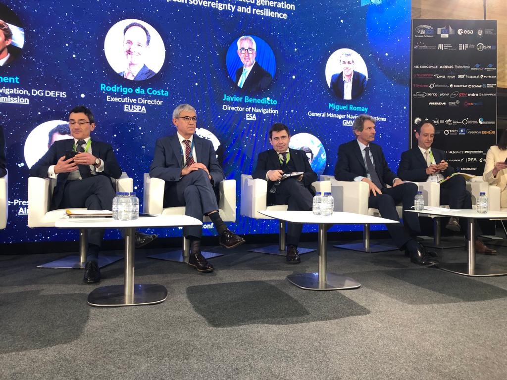 'On the satellite navigation front, we reached a new milestone in the #Galileo programme, the integration of a new satellite to Galileo's Gms (Ground Mission Segment), which will improve the positioning service for the benefit of 3.3 billion users.' @massimoc_square #BBESpaceConf