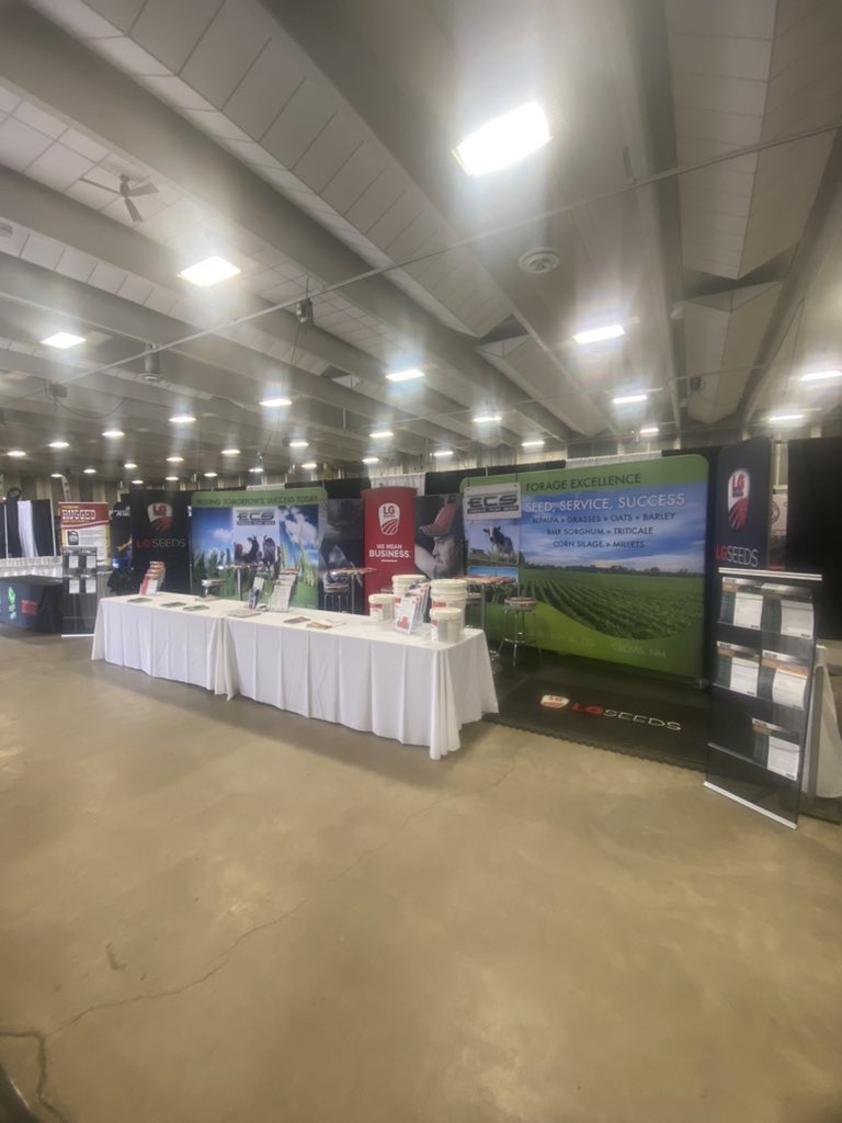 ECSAgronomy's tweet photo. Come by and see Jim and I at the Greeley Ferm Show this week! 160-163 in the Exhibition Building. Enter to win a custom LG Seeds, Grizzly Cooler. https://t.co/g3FjWYePGT