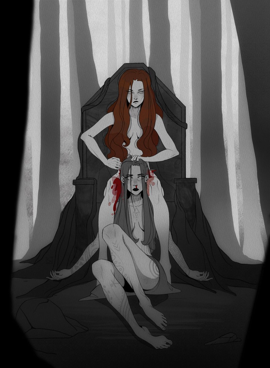 AnnSAtis's tweet image. A series of illustrations for a tabletop role-playing game LivingRoomStudio #DnD #dndart