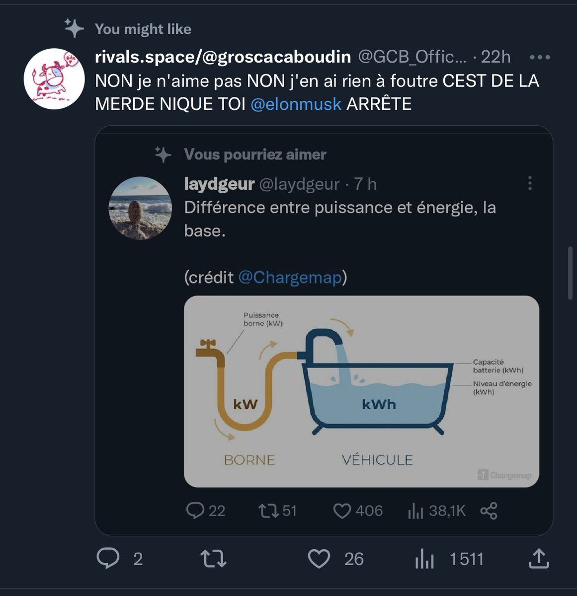 flm_'s tweet photo. @GCB_OfficielTKT @elonmusk Ironie du sort 🥲 https://t.co/wZMpzdG84K