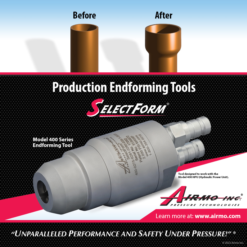 Need to precisely bell a lot of tubes?

Learn more about our Model 400 Series Belling Tool:
airmo.com/model-400-seri…

#endforming #belling #airmo