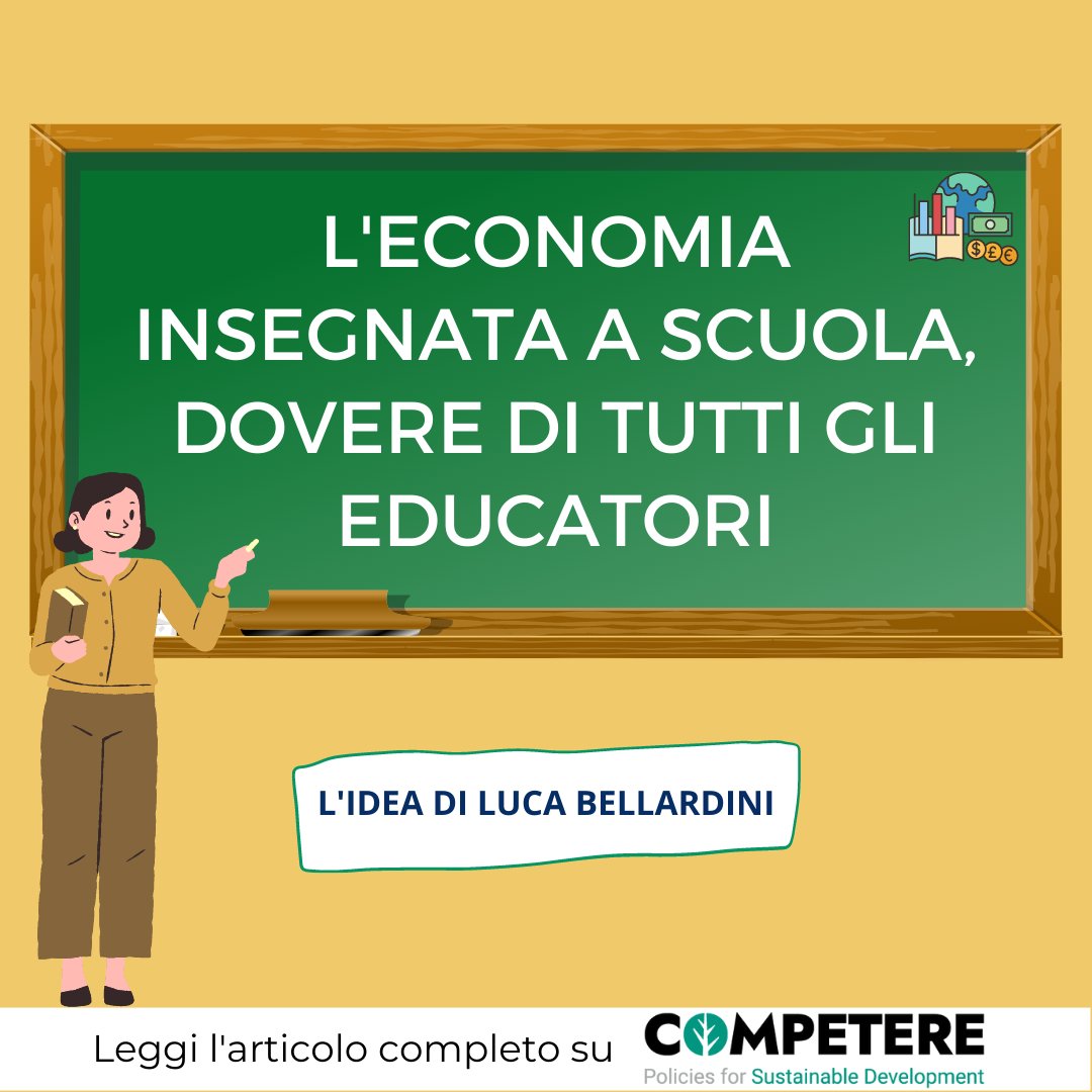 ✍️ La #scuola prepari alla #vita. Ricomprendere l’#educazionefinanziaria nei programmi significa educare i giovani a gestire le esigenze di #consumo future. La sfida: incorporare lo studio dei processi economici nelle ordinarie materie <a href="/Luca_Bellardini/">Luca Bellardini</a> 👉 bit.ly/3D7P24U