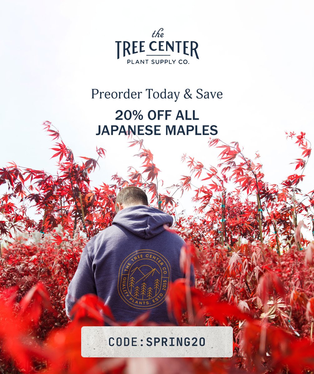 It's your FINAL WEEK to take 20% OFF America's #1 ornamental tree - Japanese Maples! Preorder your Japanese Maple today and take 20% OFF your entire order. Simply enter the code SPRING20. After that, choose a shipping date and we'll handle the rest!