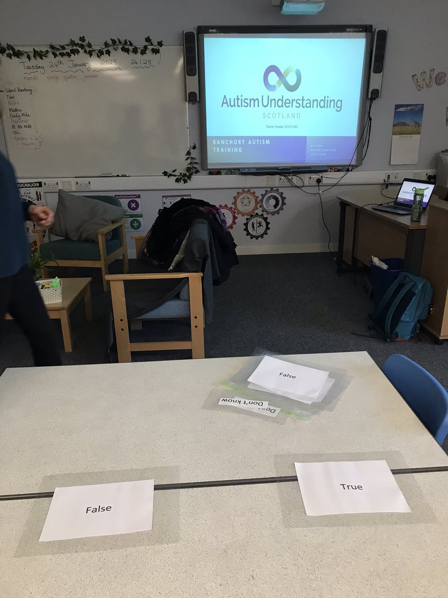 Delighted to be working with Marion from @AU_Scot today #MythBusting #DifferentMinds