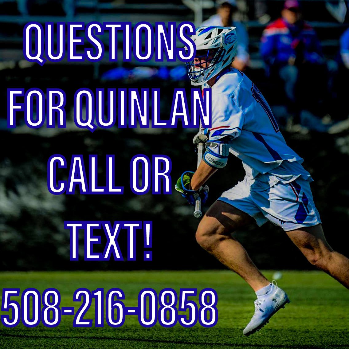 Still need your questions for UMass Lowell Men’s Lax player, Ryan Quinlan! Recording Thursday night so call or text ASAP! @SC_Varsity #sportspodcast #collegelacrosse #southcoastma