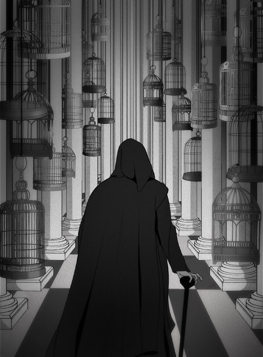 AnnSAtis's tweet image. A series of illustrations for a tabletop role-playing game LivingRoomStudio #DnD #dndart
