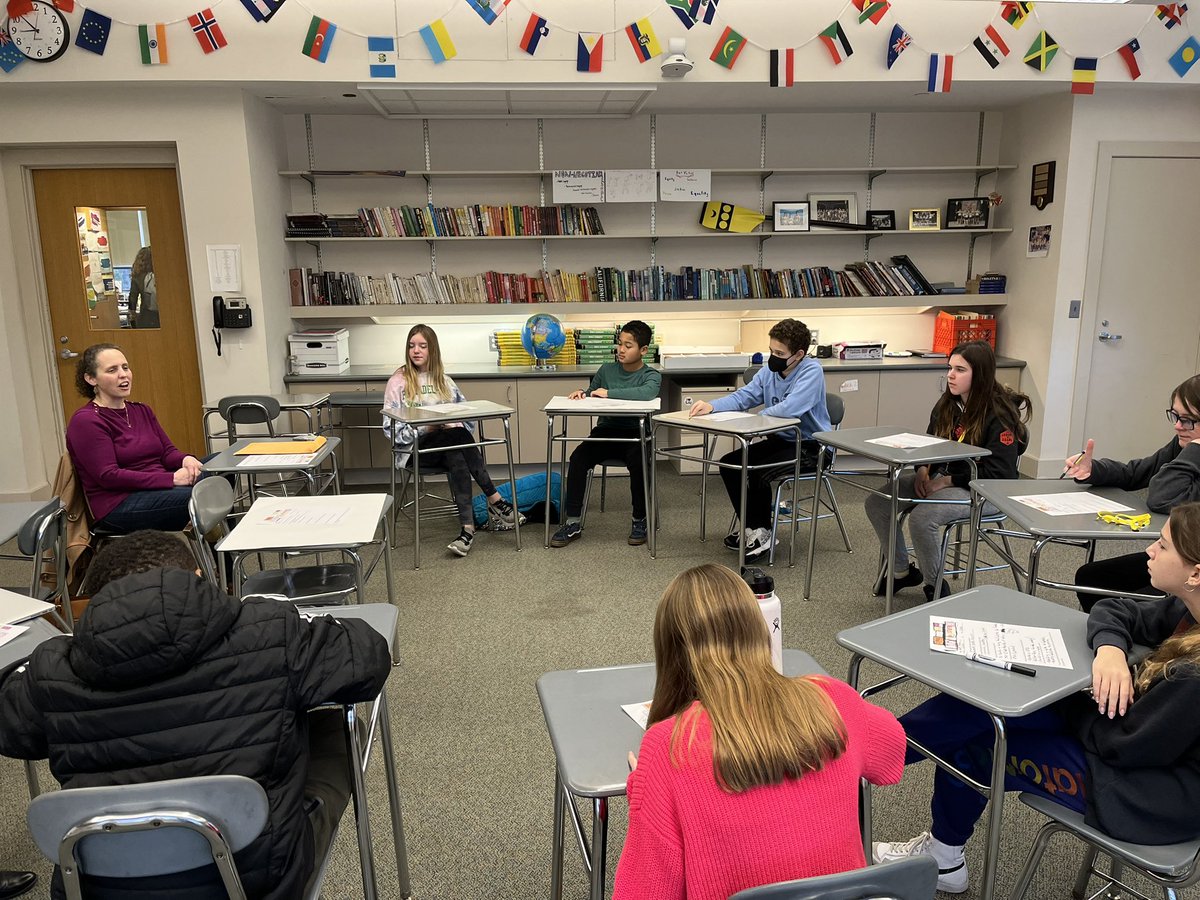 PCMiddle's tweet image. So excited that our 6thG multi-disciplinary and experiential learning unit on Food Security is back! Several of our local partners orgs were on campus today!