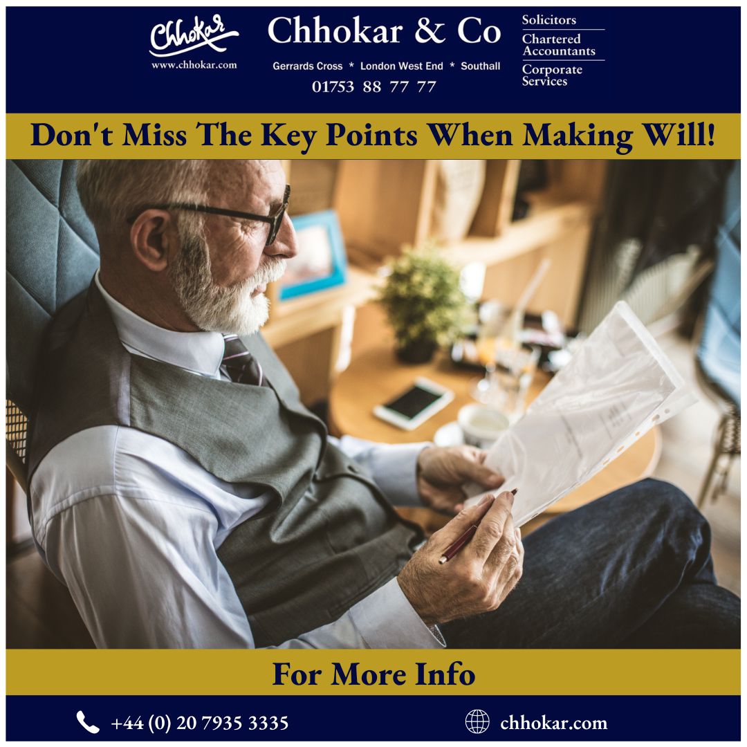 ChhokarCo's tweet photo. We have an experienced team of solicitors who can help you draw up your Will and advise you upon its contents based on your circumstances.
#willwriting #chhokarandco #solicitorsuk #legal #probate #inheritance #trustandwill #lastwillandtestament #wills #lastingpowerofattorney https://t.co/6rsc87bmZa
