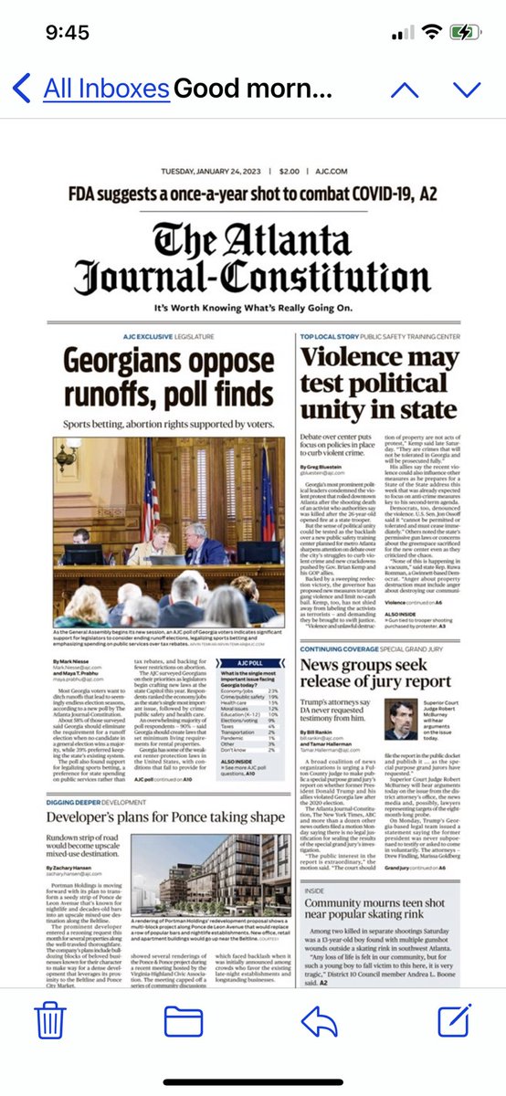 ElectReformer's tweet photo. No need for a Ranked Choice Poll! Clear majority want to get rid of runoff elections!
#MakeRunoffsInstant!
Support @BetterBallotGa 
(Hope this is an early indicator that Greg @bluestein’s projection was wrong.)
@ajc Editorial Board care to take a position? https://t.co/vdDQ9UC8Gq