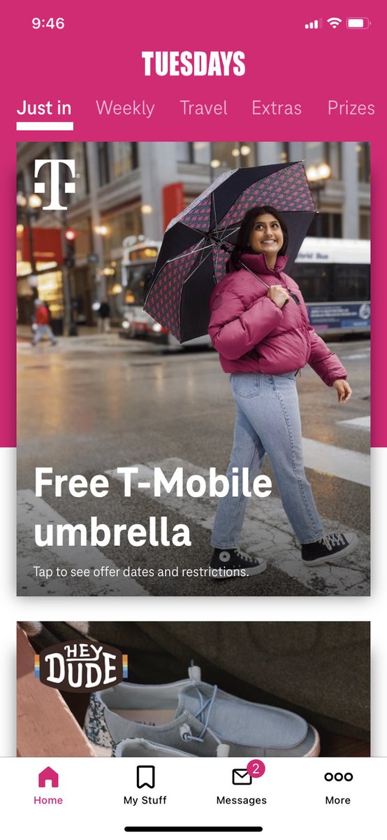 DLKyla's tweet photo. Perfect day for @TMobile #TMobile #TMobileTuesday #Rainydays. https://t.co/T6KXHKDjpM
