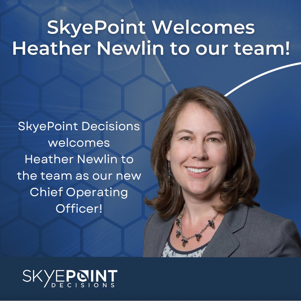 #SkyePoint Decisions has recruited Heather Newlin as #COO overseeing client-focused contract delivery execution, field workforce capability development, organic growth &amp; the program management office. 

Read more: lnkd.in/exEtRwnJ
#Cybersecurity #govcon #pmo #teamskyepoint