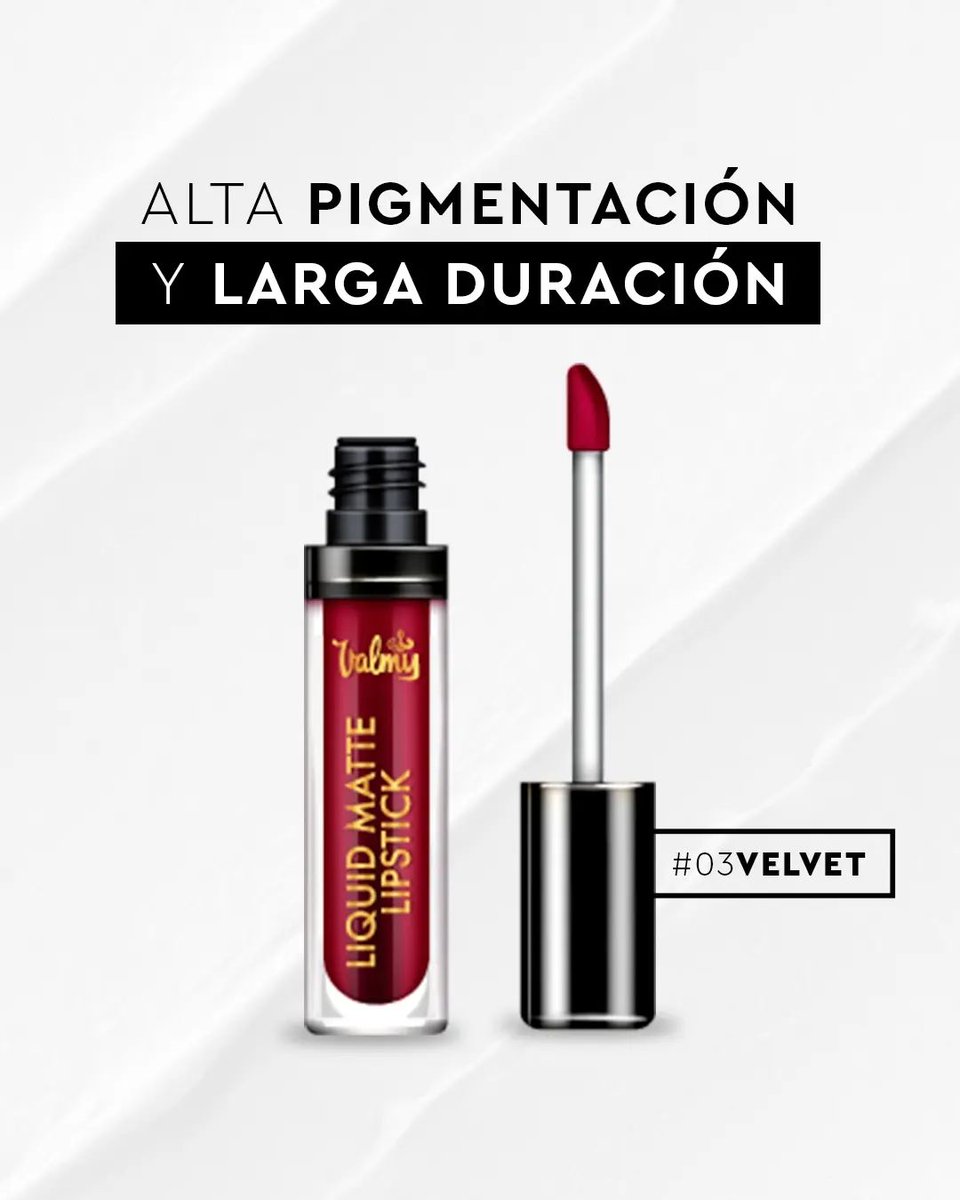 CosmeticosValmy's tweet image. El #LiquidMatteLipstick tono #03Velvet es el indicado para sentirte elegante, confiada y radiante😍.

Nuestro producto es perfecto para cualquier ocasión, ya que logra un impecable acabado mate aterciopelado y pigmentación duradera sin transferencia.

#ChicaValmy #Labios