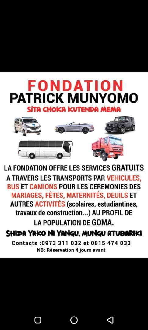 DavidBinwa's tweet photo. J ns appelle à soutenir l'initiative de l'hon. Patrick Munyomo un parlementaire de taille, sa perception et son initiative dans sa base. De la mise en disposition d1 arsenal ds véhicules pr ns différentes activités,ceci prauve à suffisance sa gde intelligence🙏✌️ https://t.co/RStbunxvGT