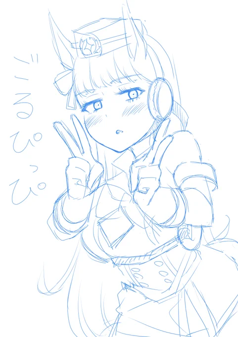 564億年ぶりにごるぴ描いたらあかちゃんになっちゃった...誰がどう見ても安心できる落書きらしいらくがき 
