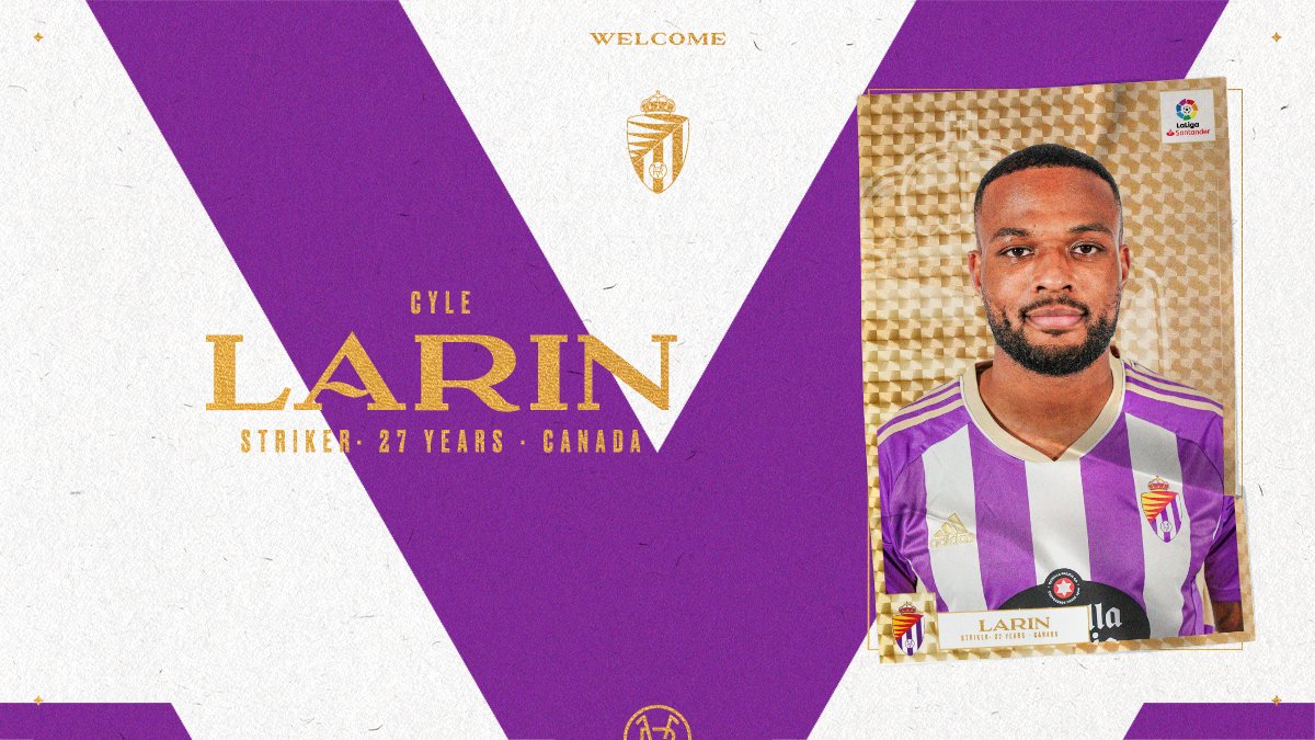 ✍️ We are delighted to announce the signing of striker Cyle Larin. 
#CyleLarinBlanquivioleta