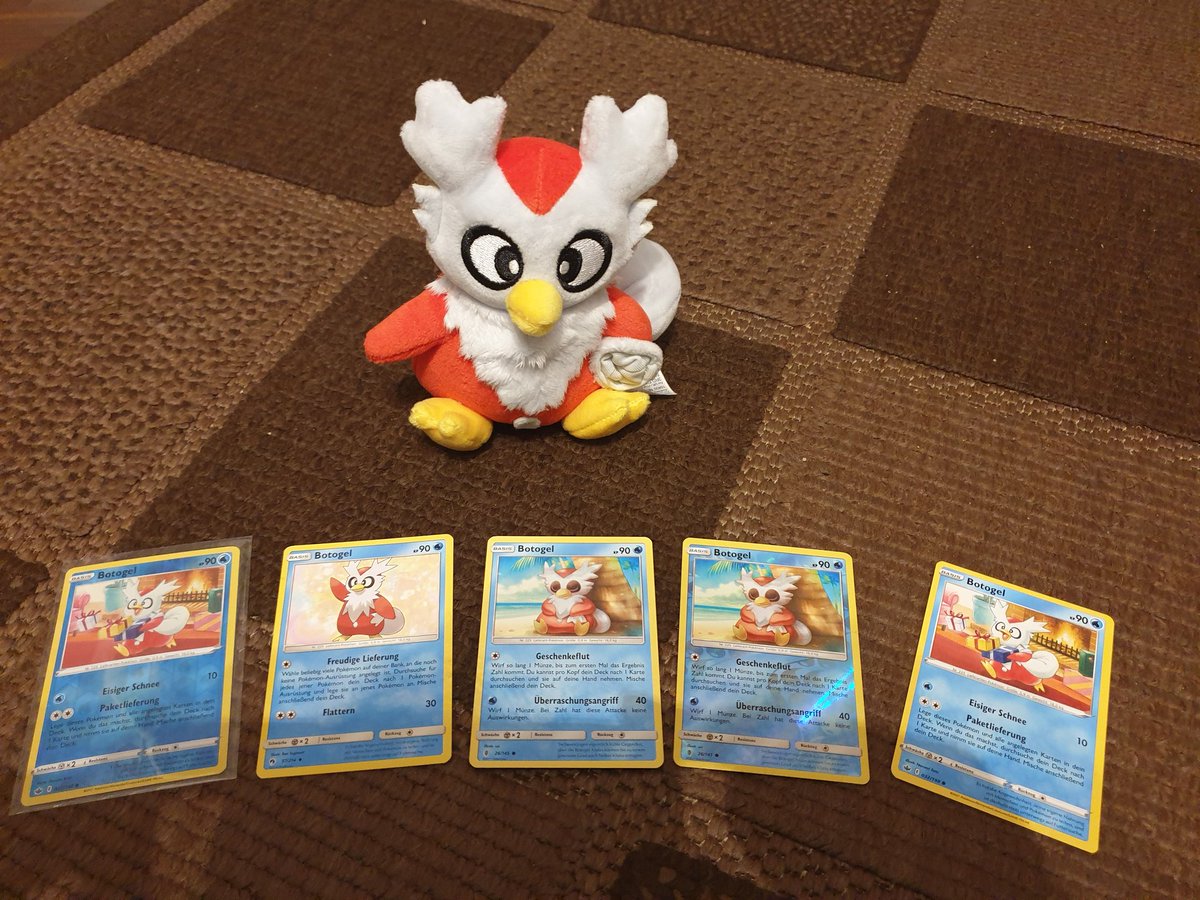 MkayIJ's tweet photo. Ich habe einen neuen Mitbewohner. 🙃 #Botogel #Delibird #Pokemon https://t.co/ilu7HU6pew