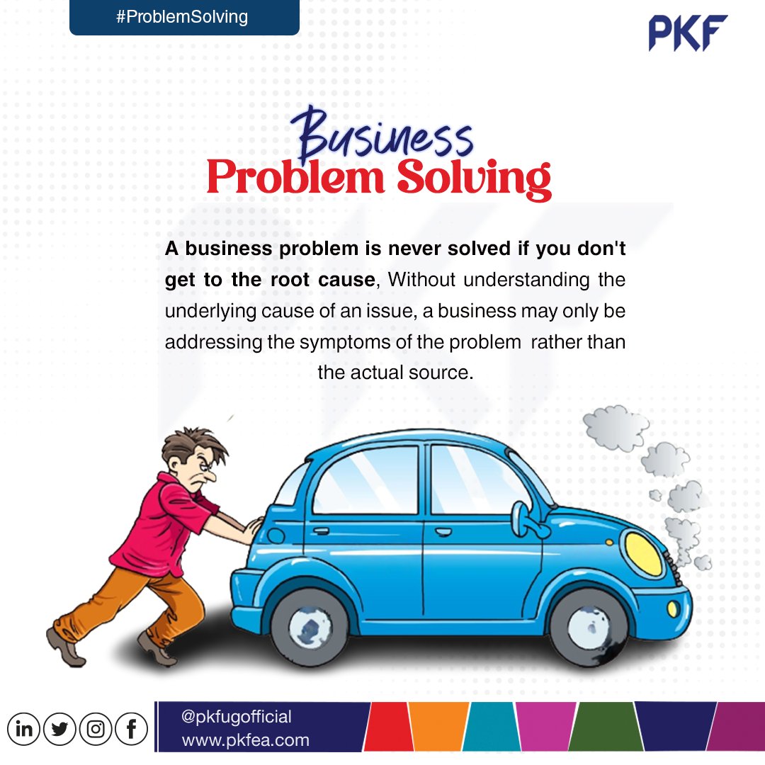 Identifying the root cause of a problem may entail gathering and analyzing data, researching best practices, consulting with experts, and testing various solutions. 
#problemsolving #problemsolvingskills #businessproblems  #businessconsulting