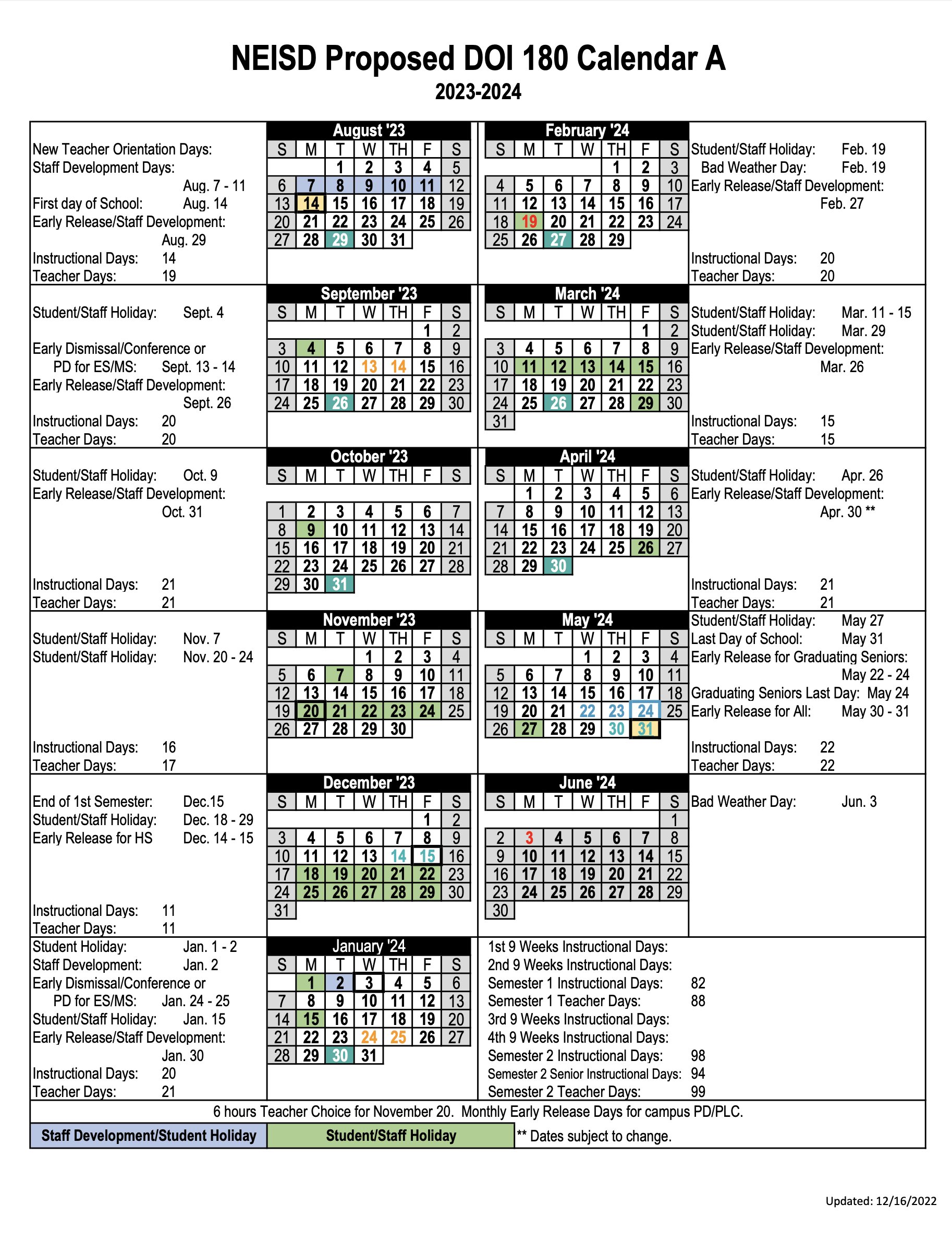 Neisd School Calendar 2025 2025 ruthi joellen