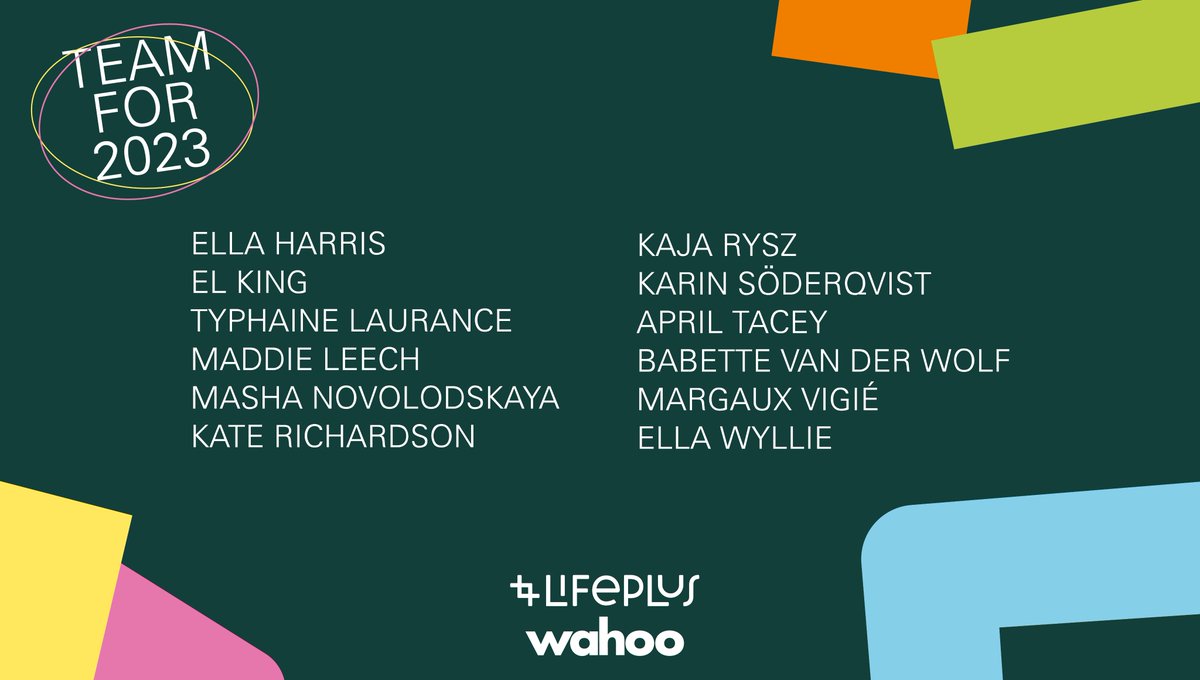 Here they are! 

Meet the 12 riders that will wear our kit for the coming season.

More through the link below...

🔗 lifepluswahoo.com/news/2023-squad