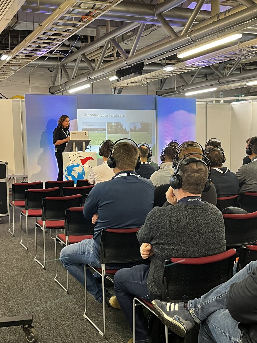 GreenBestLtd's tweet photo. A hugely successful seminar by @DaisyGreenBest on NPKs and Choosing Your Fertilisers at @BIGGALtd BTME. Thanks to all who attended, swing by our stand in Hall 1 to follow up.
#turf #turfcare #professionalturf https://t.co/ttsCxBEpba