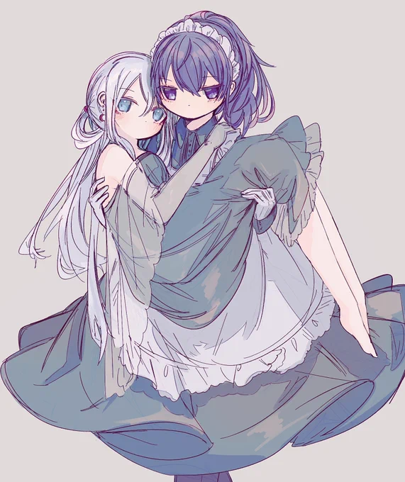 お嬢様奏とメイドまふゆ #prsk_FA 